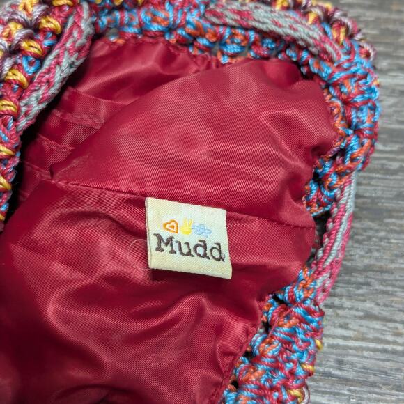 Mudd Women's Woven Multicolor Crossbody Small Drawstring Bag - Picture 5 of 6